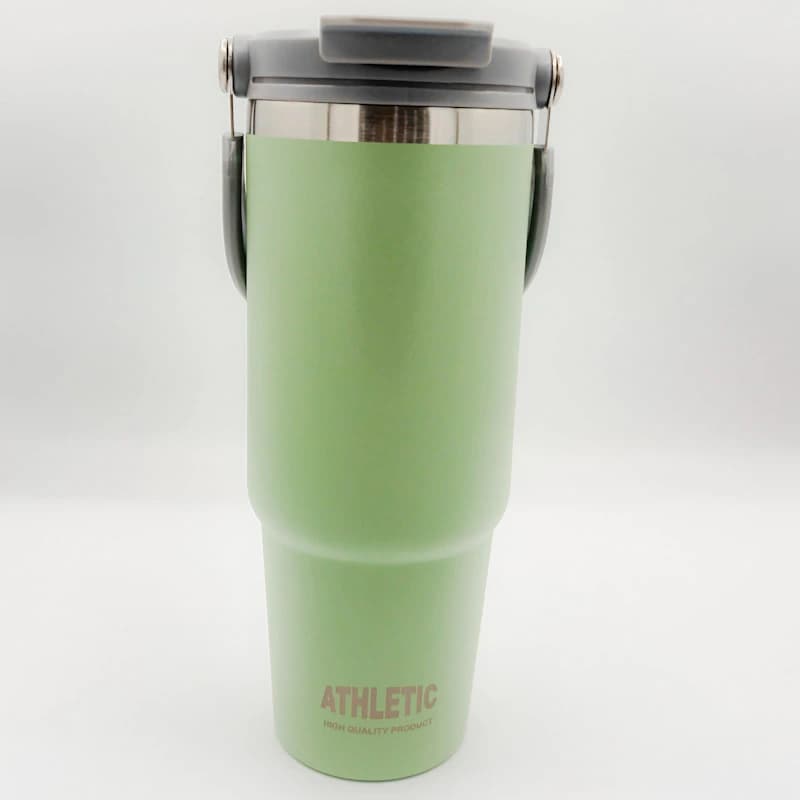 ماگ ورزشی ATHLETIC استیل دو جداره 980ml | حفظ گرم و سرد، نی دار و BPA Free — تصویر ۹