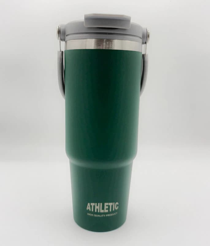 ماگ ورزشی ATHLETIC استیل دو جداره 980ml | حفظ گرم و سرد، نی دار و BPA Free — تصویر ۶