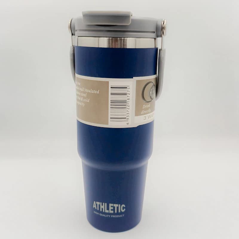 ماگ ورزشی ATHLETIC استیل دو جداره 980ml | حفظ گرم و سرد، نی دار و BPA Free — تصویر ۸