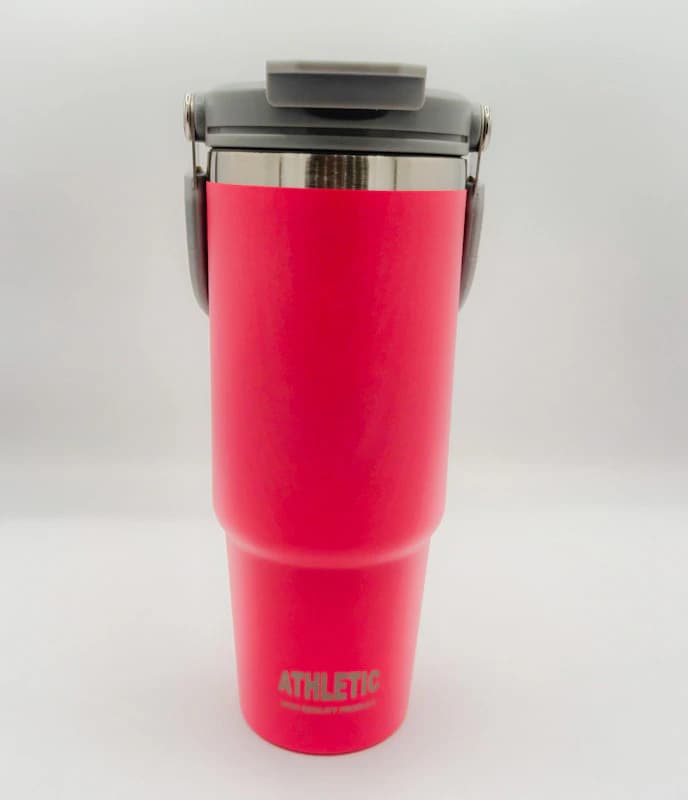 ماگ ورزشی ATHLETIC استیل دو جداره 980ml | حفظ گرم و سرد، نی دار و BPA Free — تصویر ۴