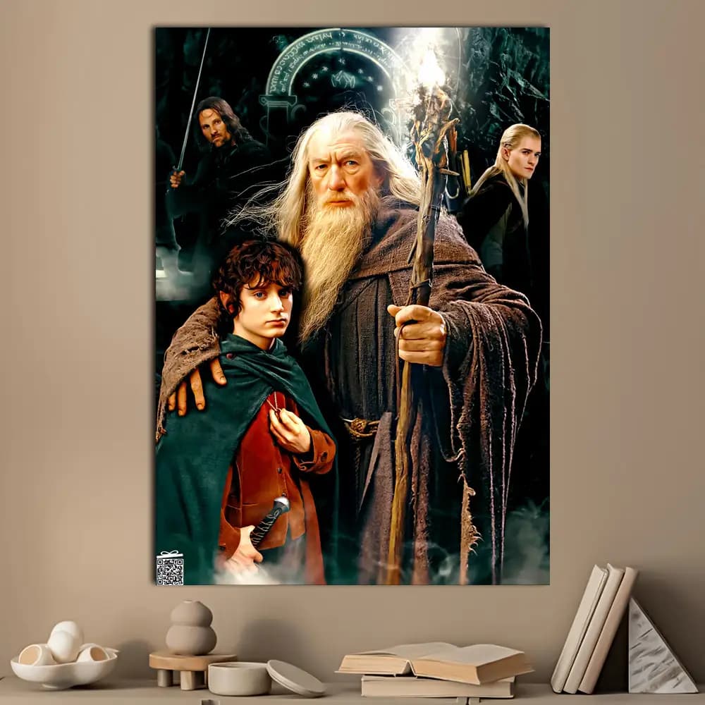 متال پوستر فیلم The Lord Of The Rings کد M067 — تصویر ۳