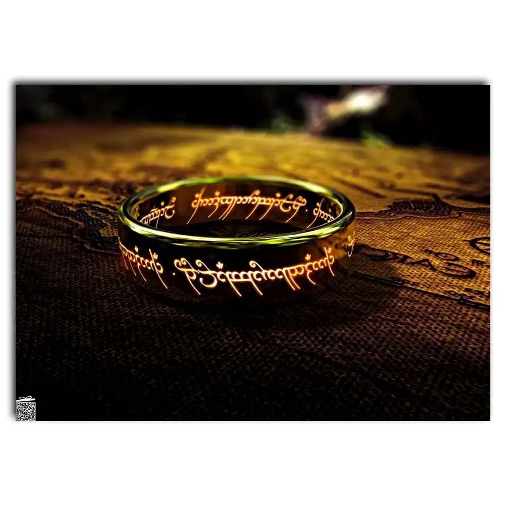 متال پوستر فیلم The Lord Of The Rings کد M066 — تصویر ۲