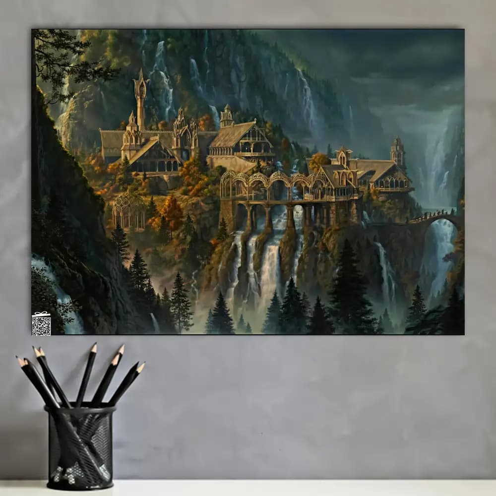 متال پوستر فیلم The Lord Of The Rings کد M065 — تصویر ۴