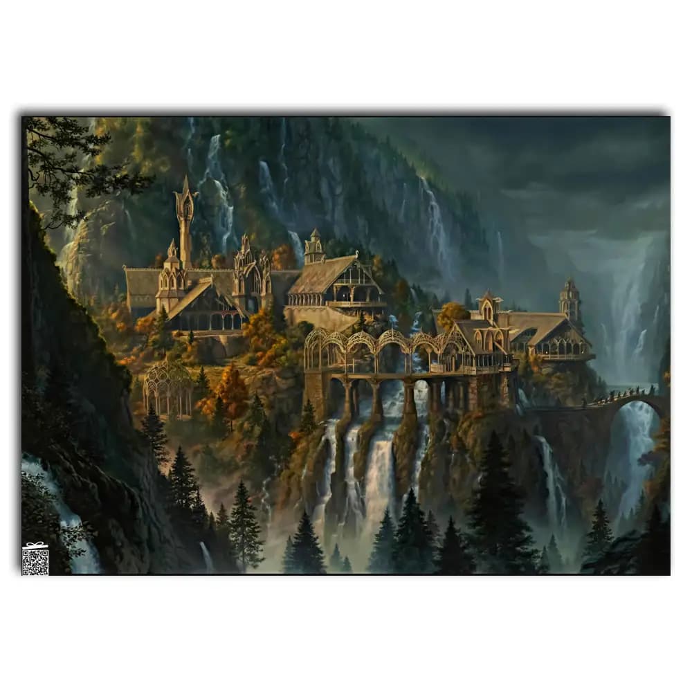 متال پوستر فیلم The Lord Of The Rings کد M065