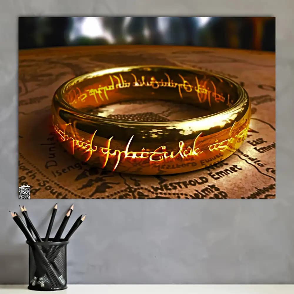 متال پوستر فیلم The Lord Of The Rings کد M064 — تصویر ۴
