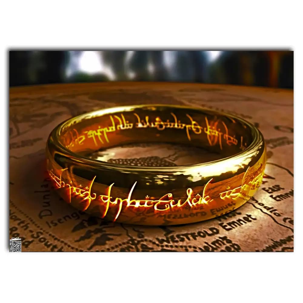 متال پوستر فیلم The Lord Of The Rings کد M064