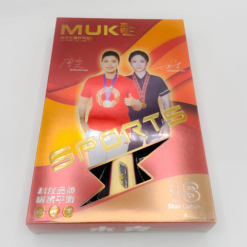 راکت پینگ پنگ ۱ ستاره موک (MUK) به همراه کیف و جعبه | مناسب بازی تفریحی — تصویر ۷
