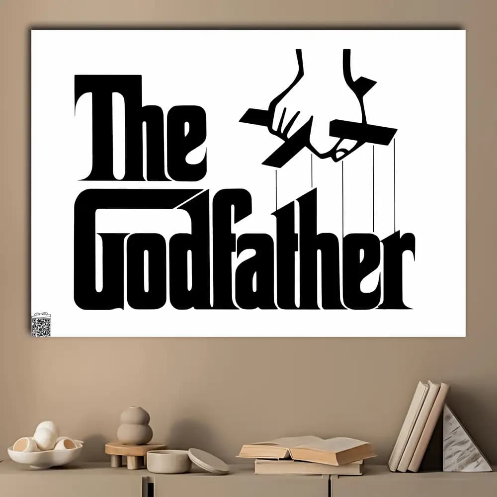 متال پوستر فیلم The Godfather کد M062 — تصویر ۳