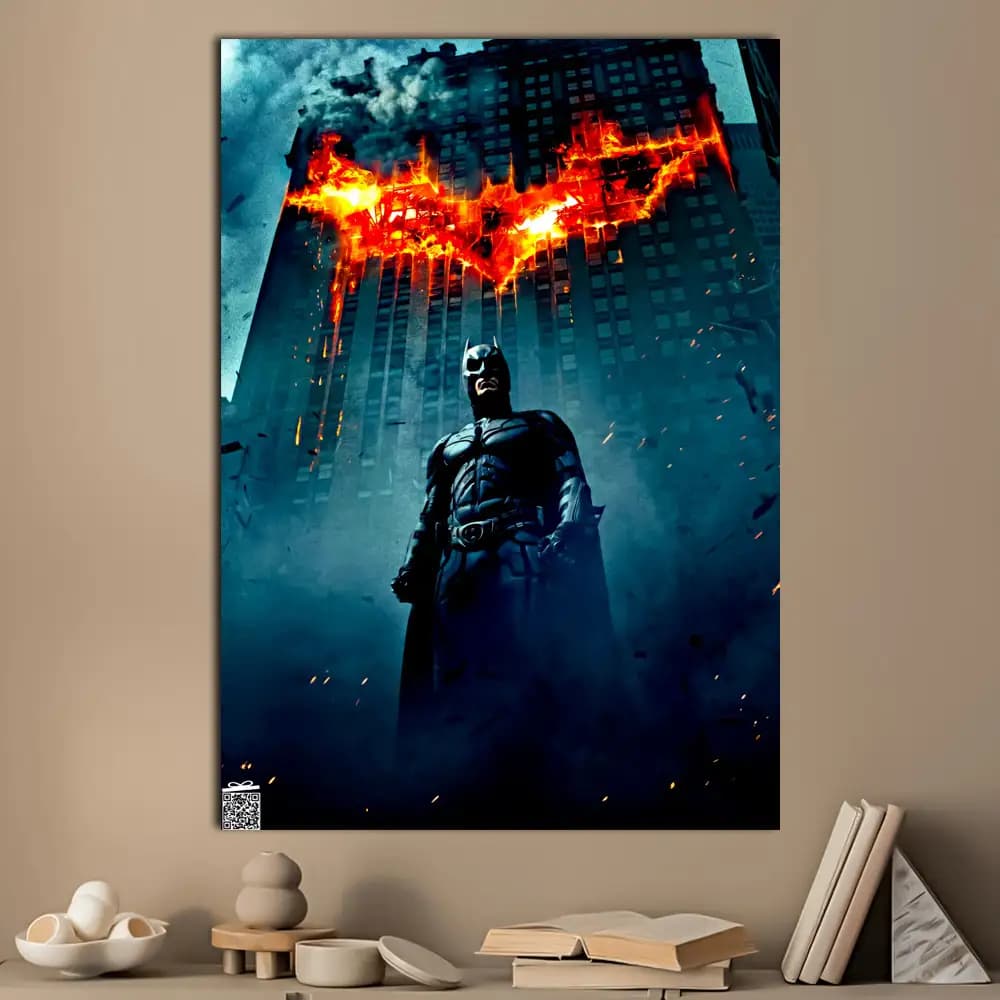 متال پوستر فیلم The Dark Knight کد M059 — تصویر ۳