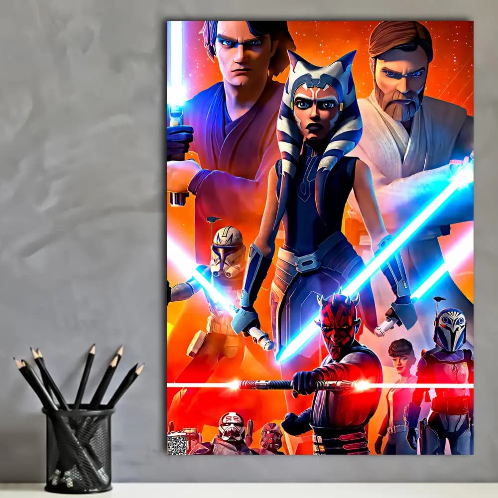 متال پوستر فیلم Star Wars کد M056 — تصویر ۴