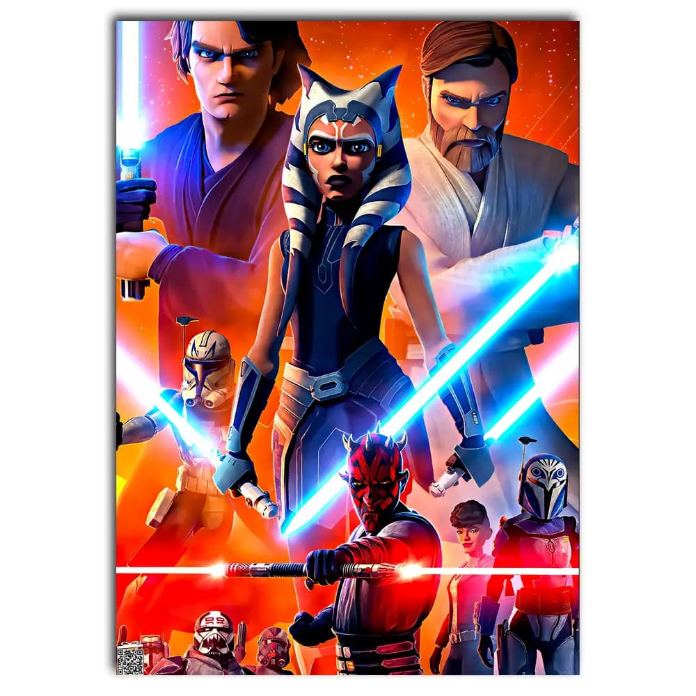 متال پوستر فیلم Star Wars کد M056 — تصویر ۲