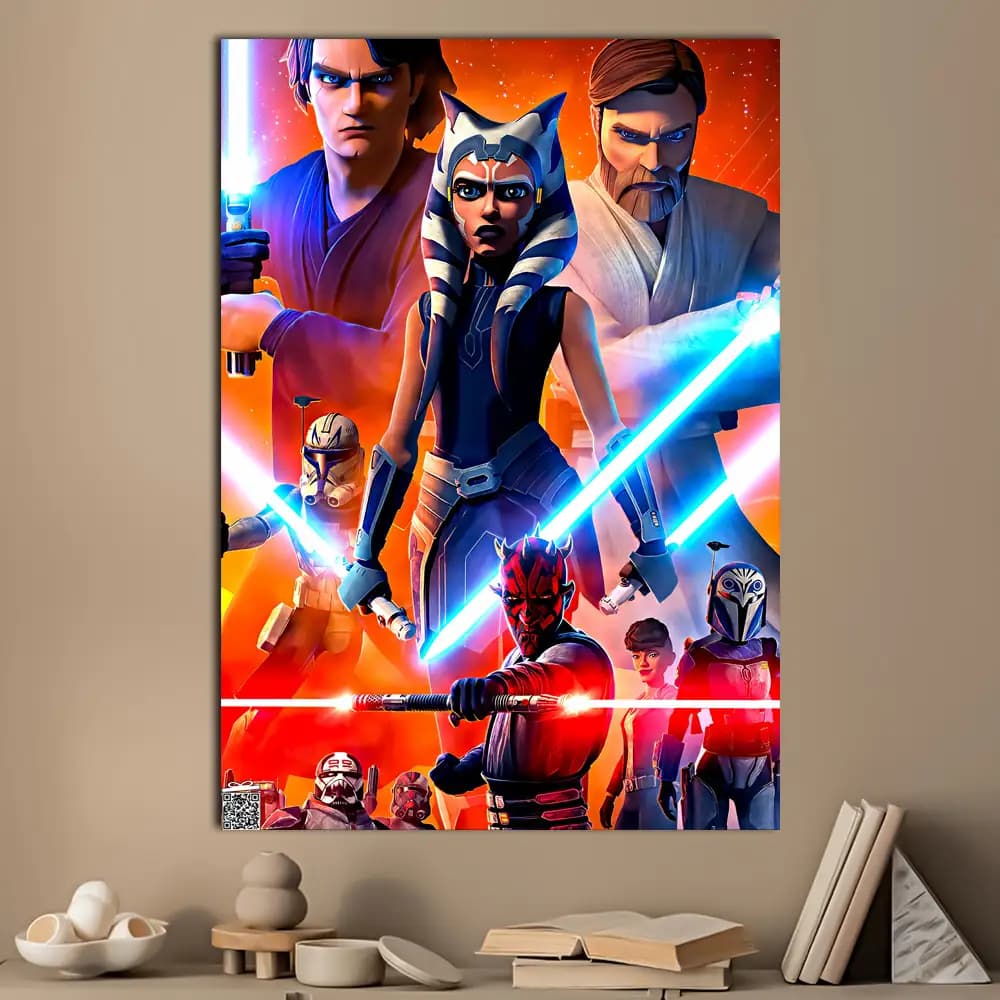 متال پوستر فیلم Star Wars کد M056 — تصویر ۳