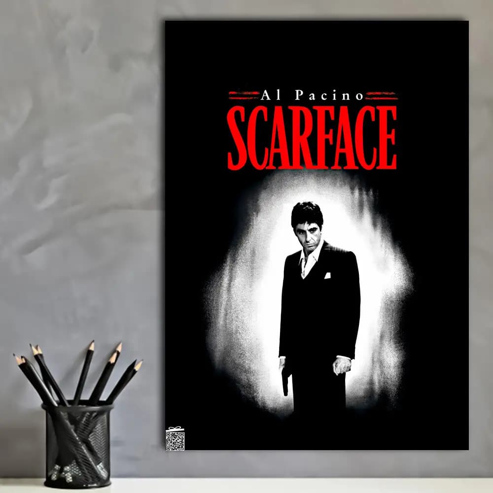 متال پوستر فیلم Scarface کد M048 — تصویر ۴