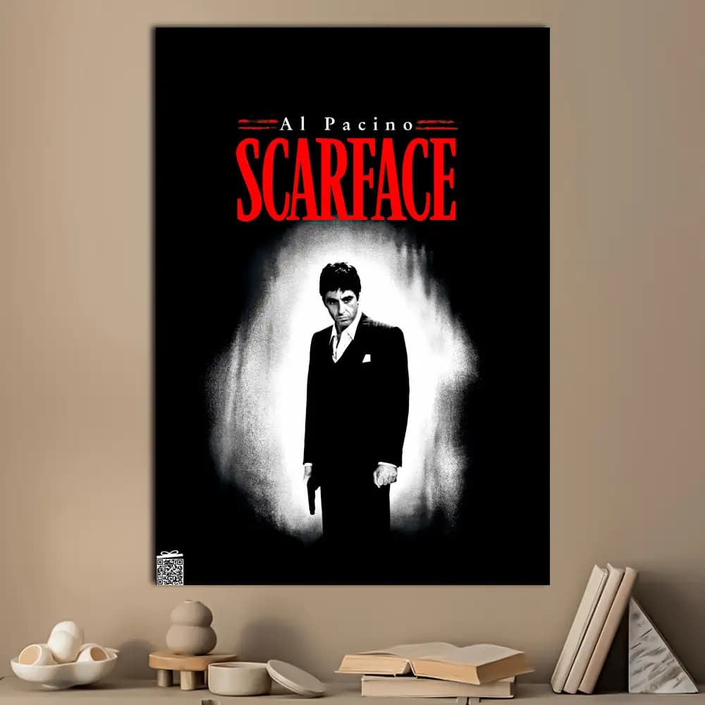 متال پوستر فیلم Scarface کد M048 — تصویر ۳
