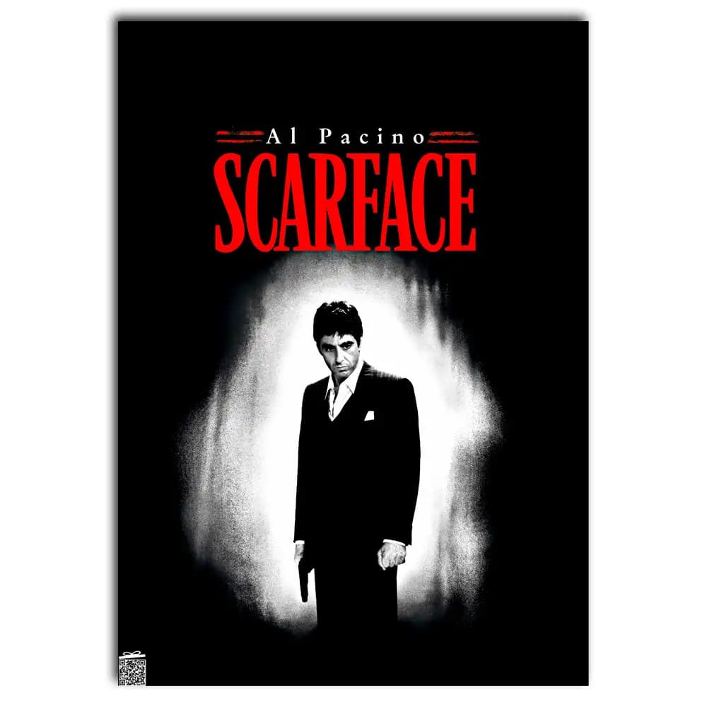 متال پوستر فیلم Scarface کد M048