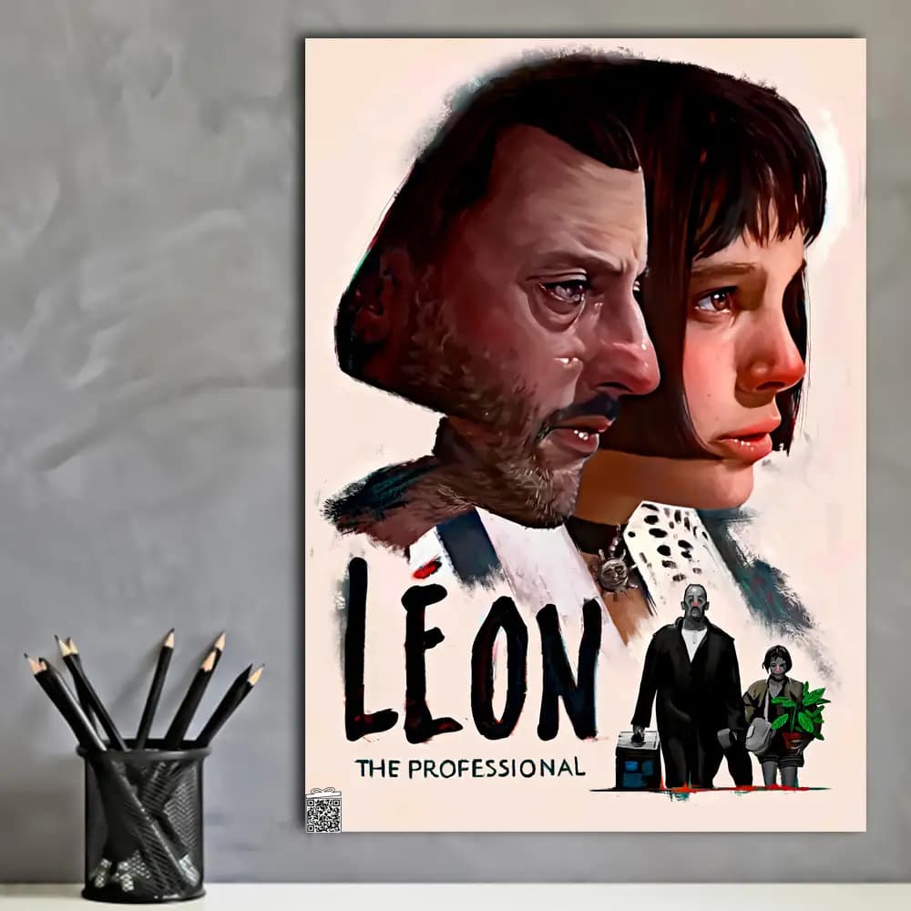 متال پوستر فیلم Leon The Professional کد M039 — تصویر ۴