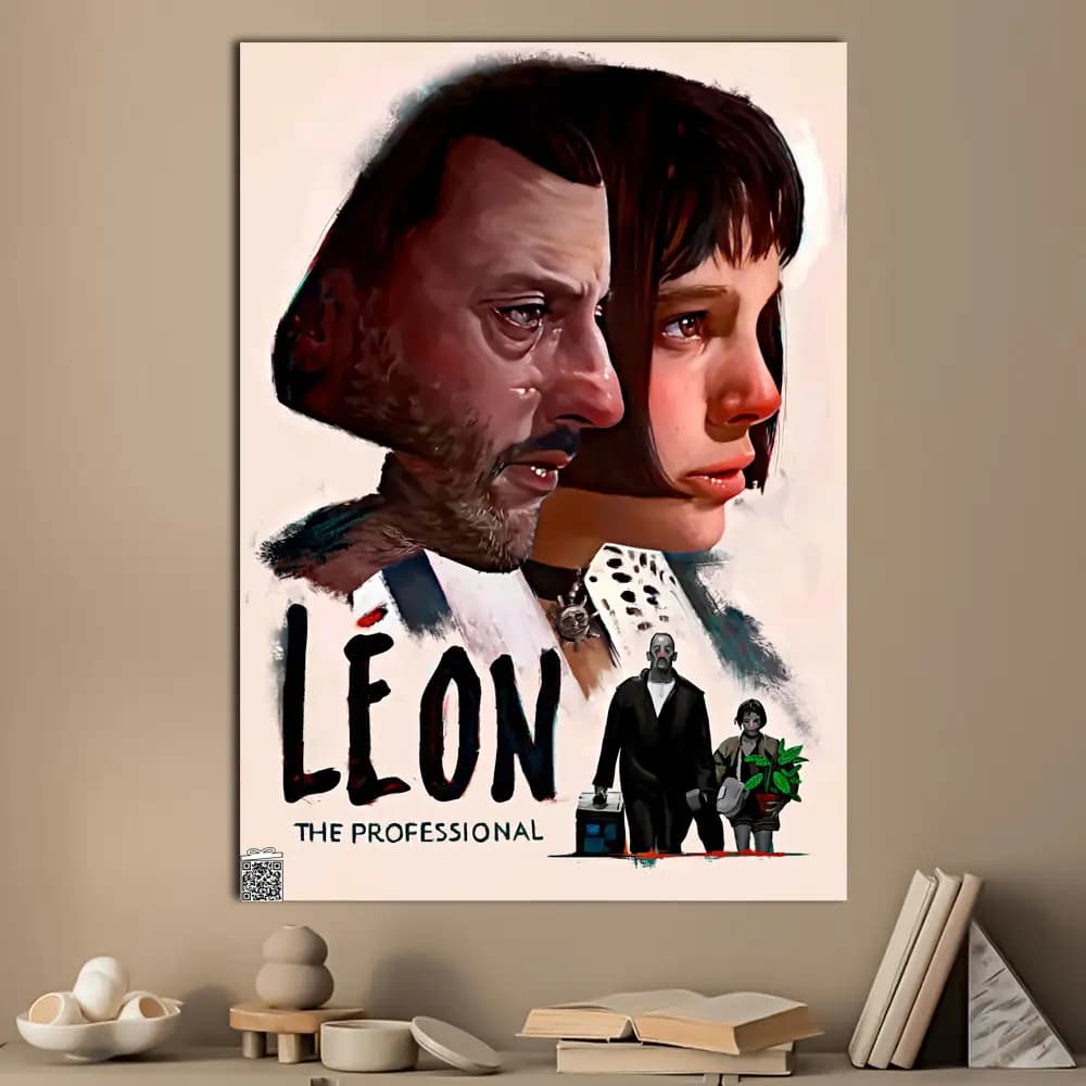 متال پوستر فیلم Leon The Professional کد M039 — تصویر ۳