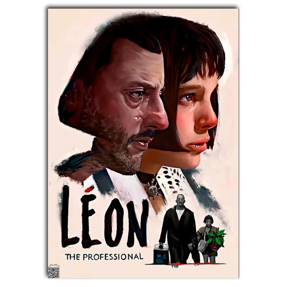 متال پوستر فیلم Leon The Professional کد M039