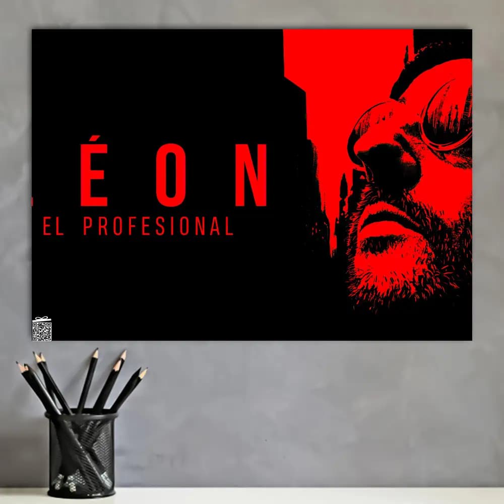 متال پوستر فیلم Leon The Professional کد M038 — تصویر ۴