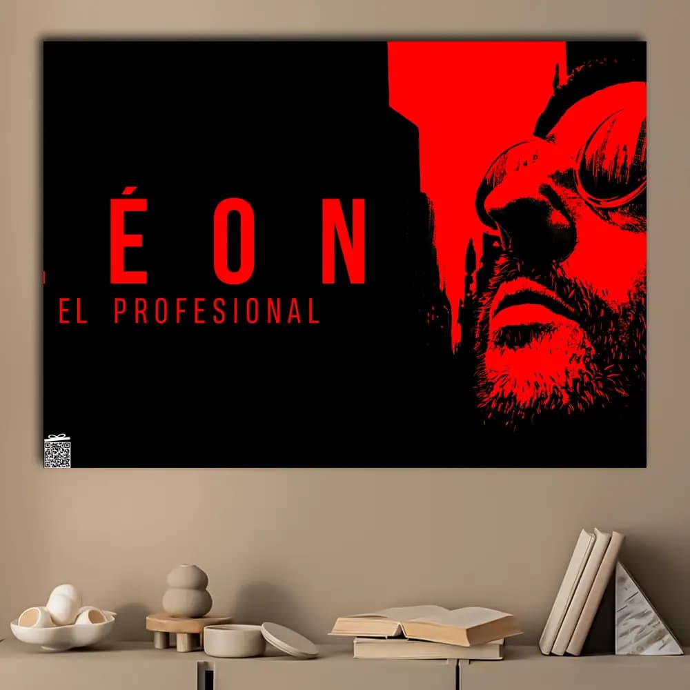 متال پوستر فیلم Leon The Professional کد M038 — تصویر ۳