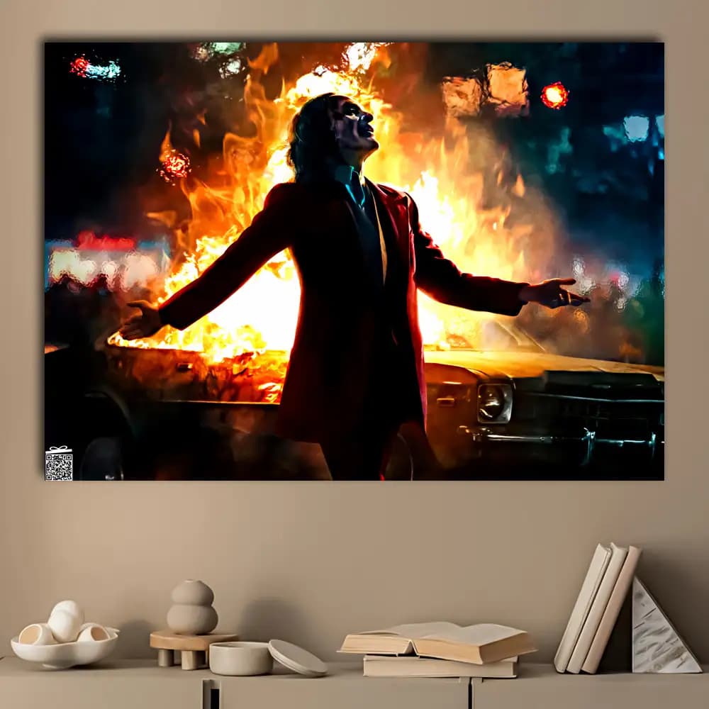 متال پوستر فیلم Joker کد M036 — تصویر ۳
