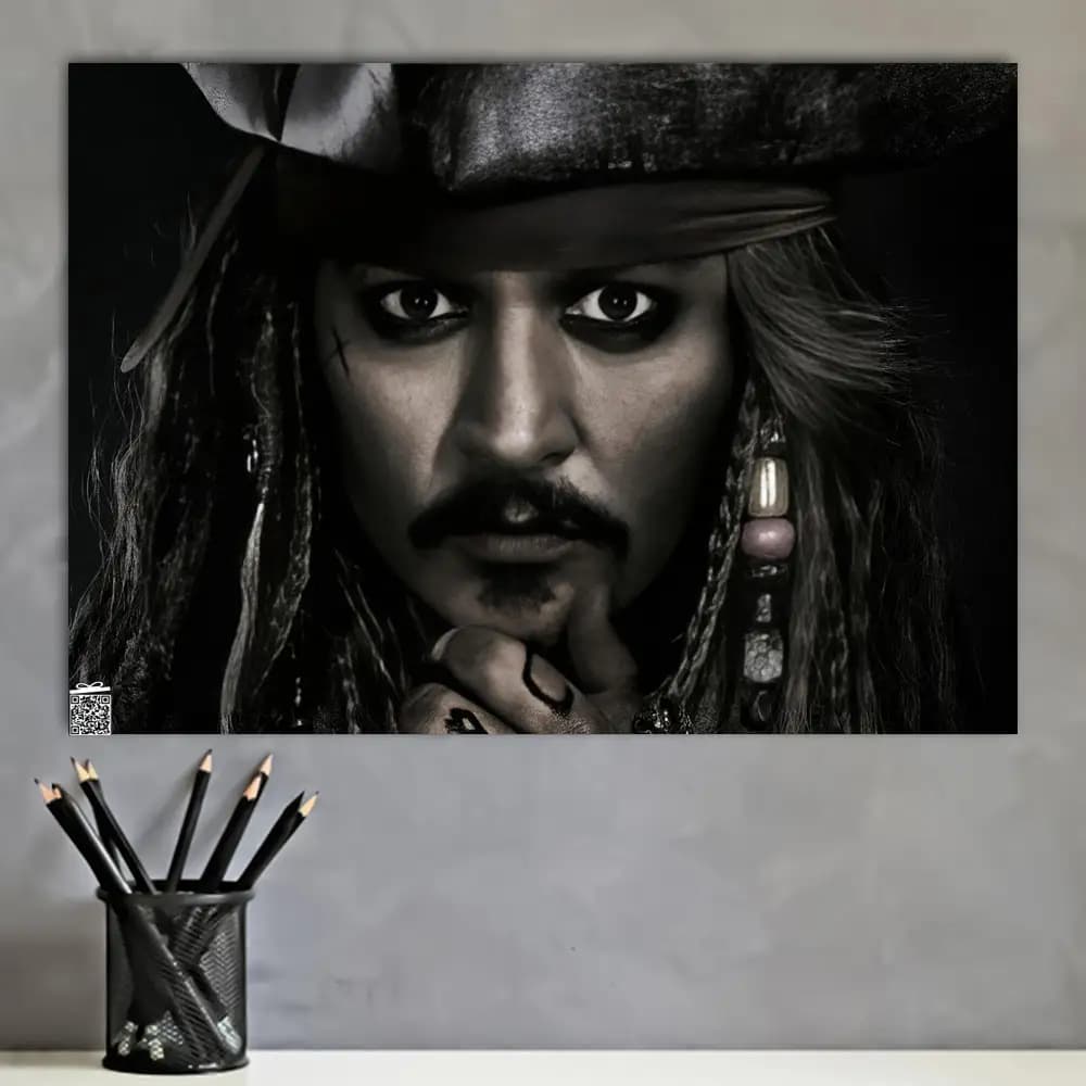 متال پوستر فیلم Jack Sparrow کد M032 — تصویر ۴