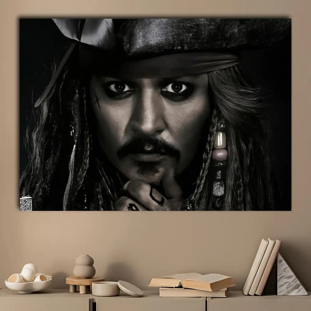 متال پوستر فیلم Jack Sparrow کد M032 — تصویر ۳
