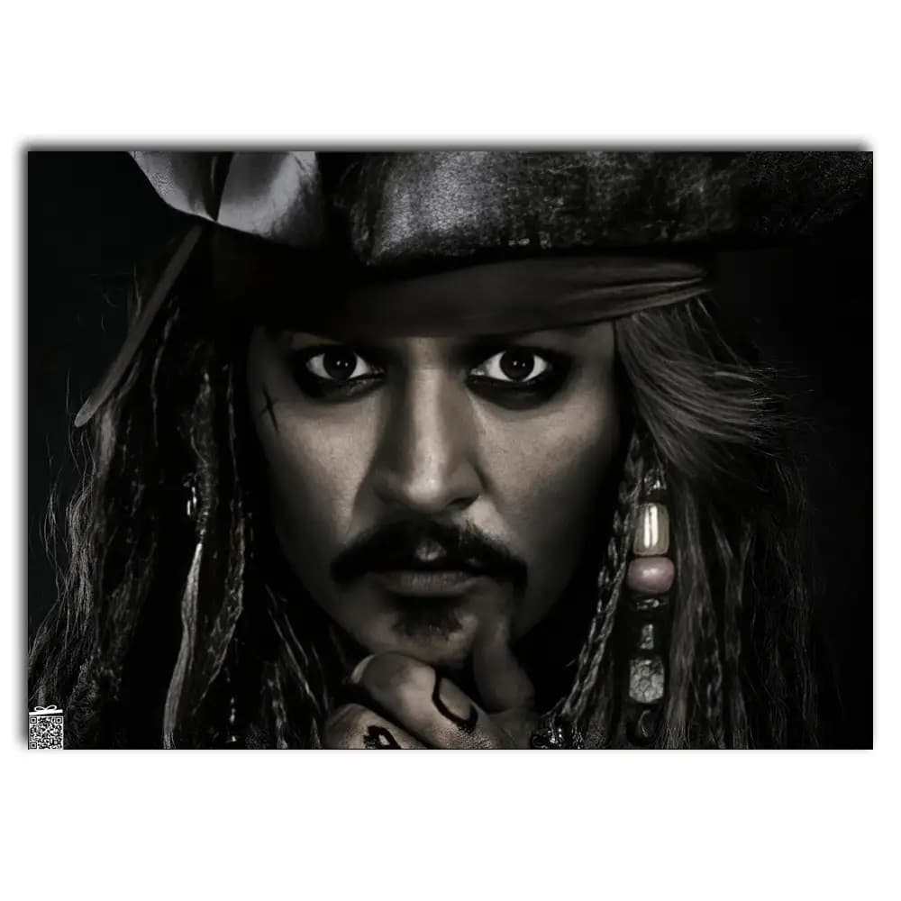 متال پوستر فیلم Jack Sparrow کد M032