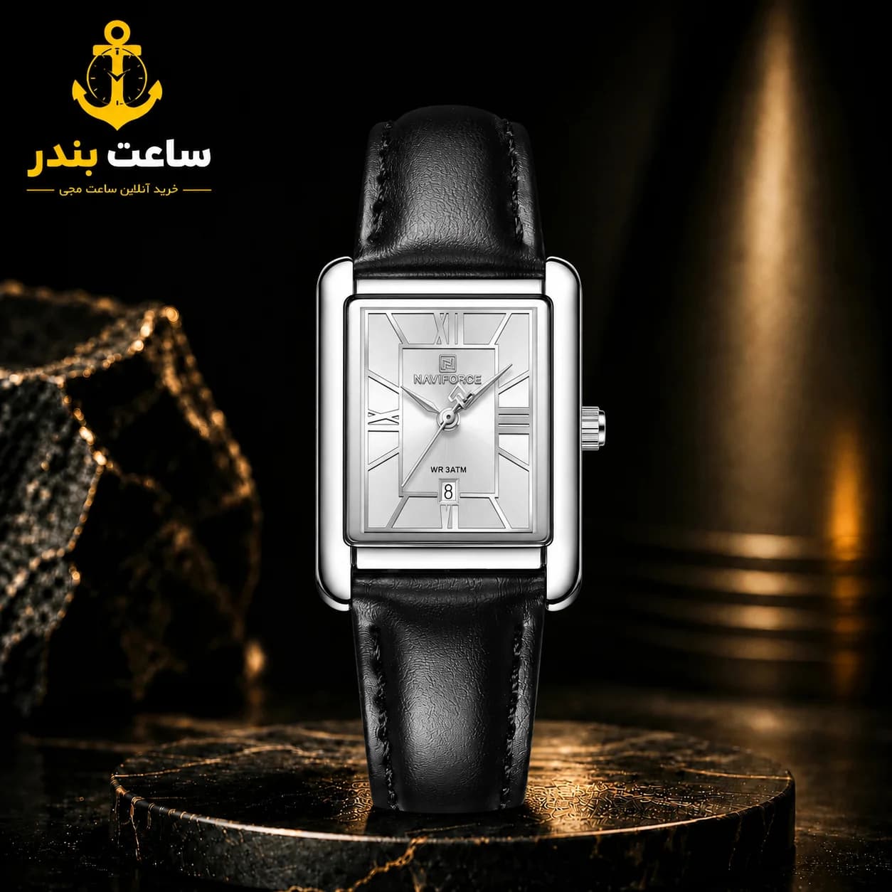 ساعت مچی زنانه نیوی فورس NAVIFORCE NF5074 SWB اورجینال — تصویر ۲