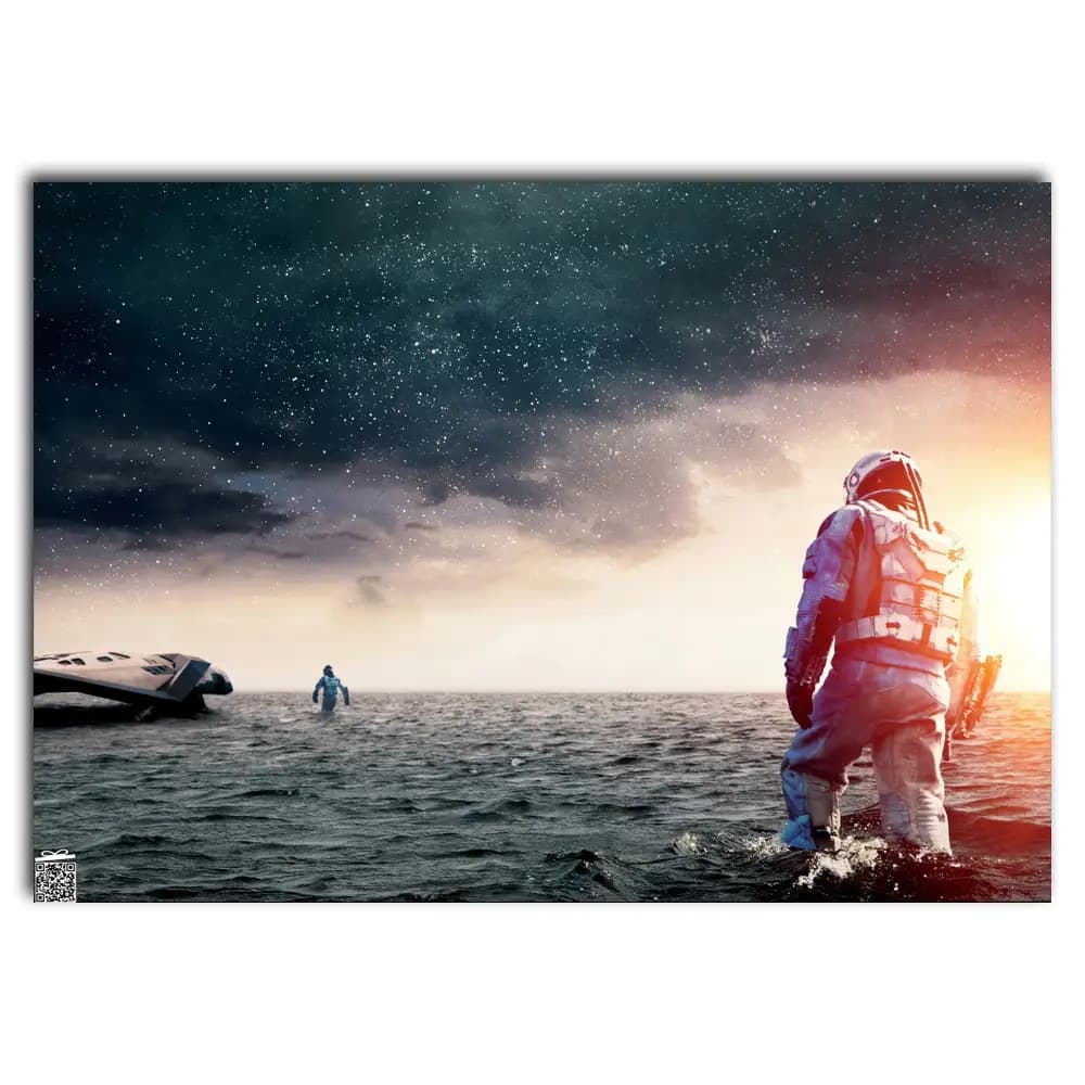 متال پوستر فیلم Interstellar کد M023