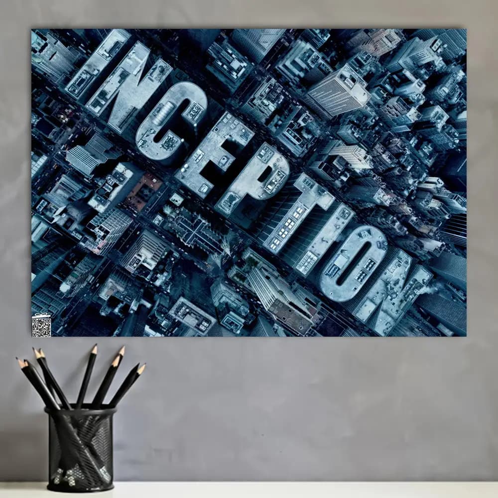 متال پوستر فیلم Inception کد M021 — تصویر ۴