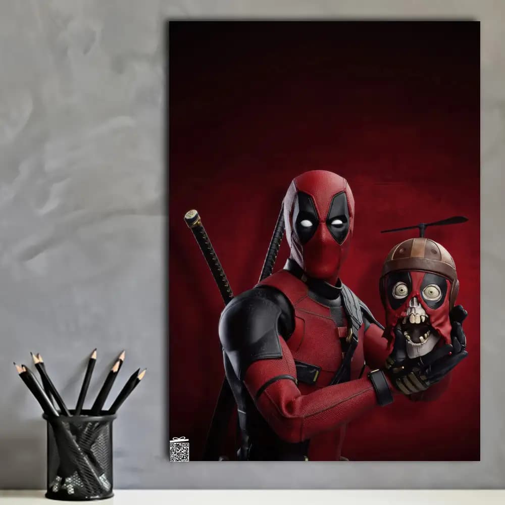 متال پوستر فیلم Deadpool Wolverine کد M013 — تصویر ۳