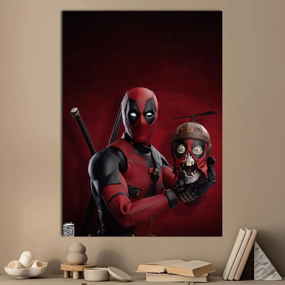 متال پوستر فیلم Deadpool Wolverine کد M013 — تصویر ۴