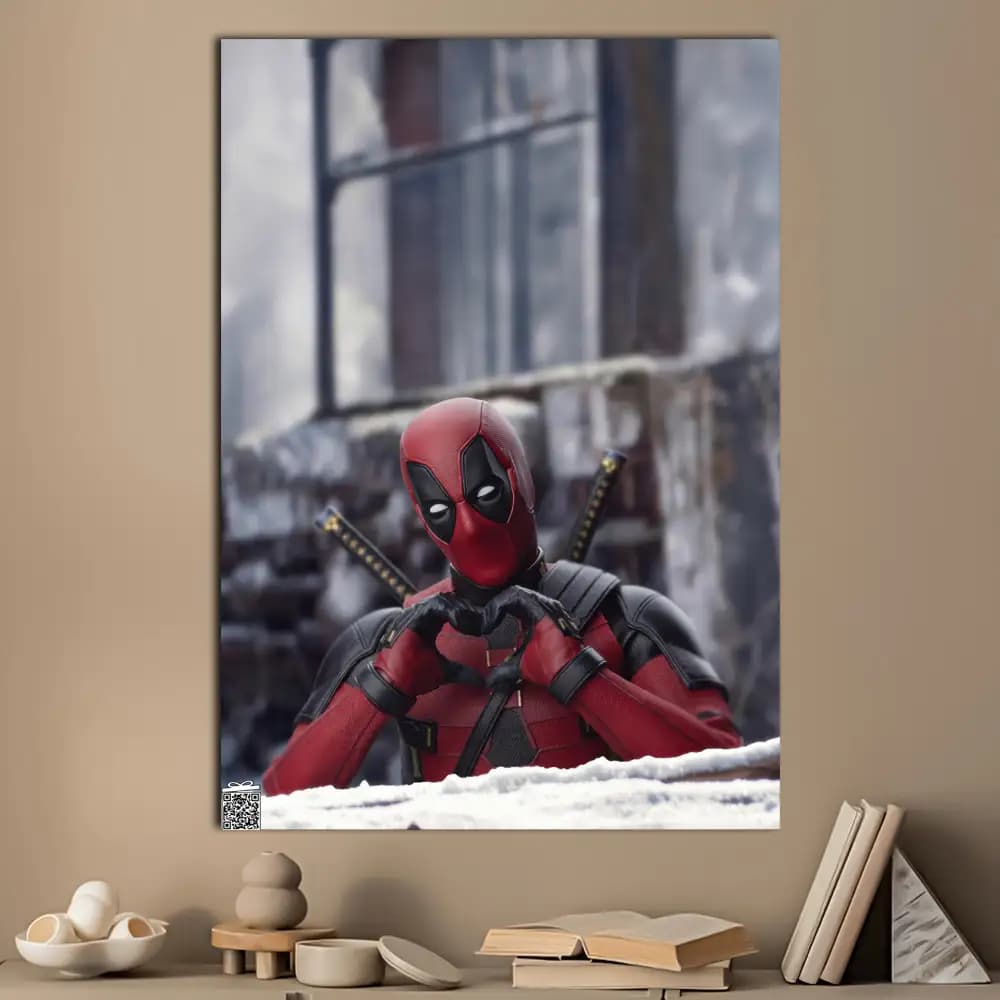متال پوستر فیلم Deadpool Wolverine کد M011 — تصویر ۴