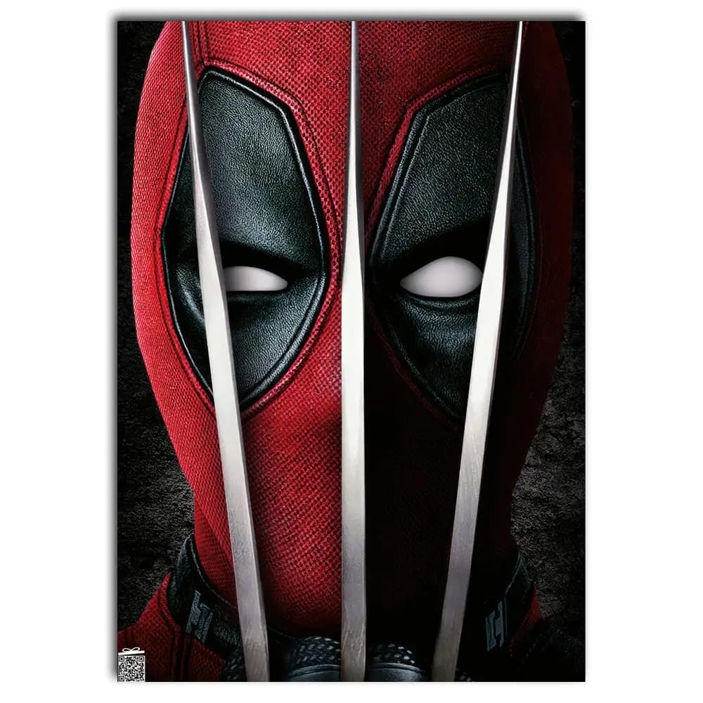 متال پوستر فیلم Deadpool Wolverine کد M010 — تصویر ۲