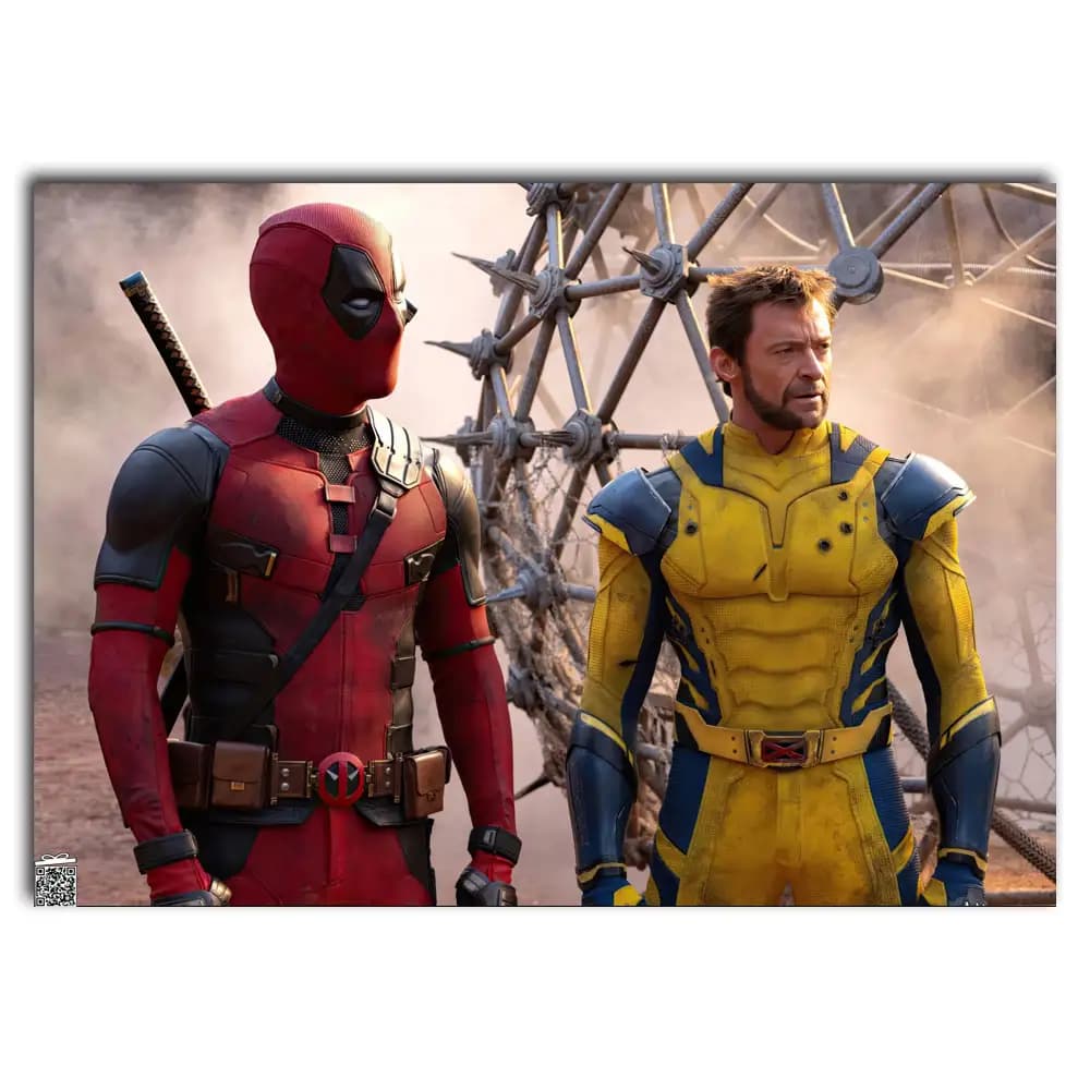 متال پوستر فیلم Deadpool Wolverine کد M009