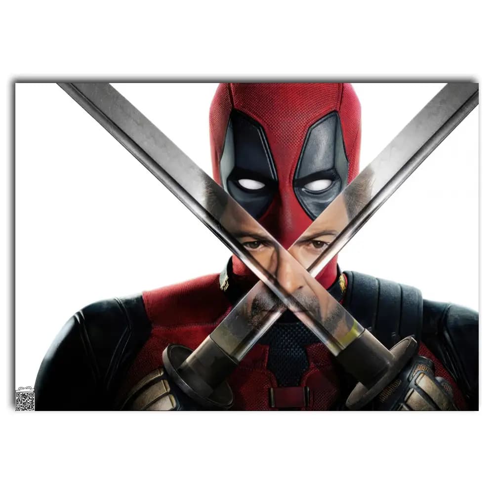 متال پوستر فیلم Deadpool Wolverine کد M008 — تصویر ۲
