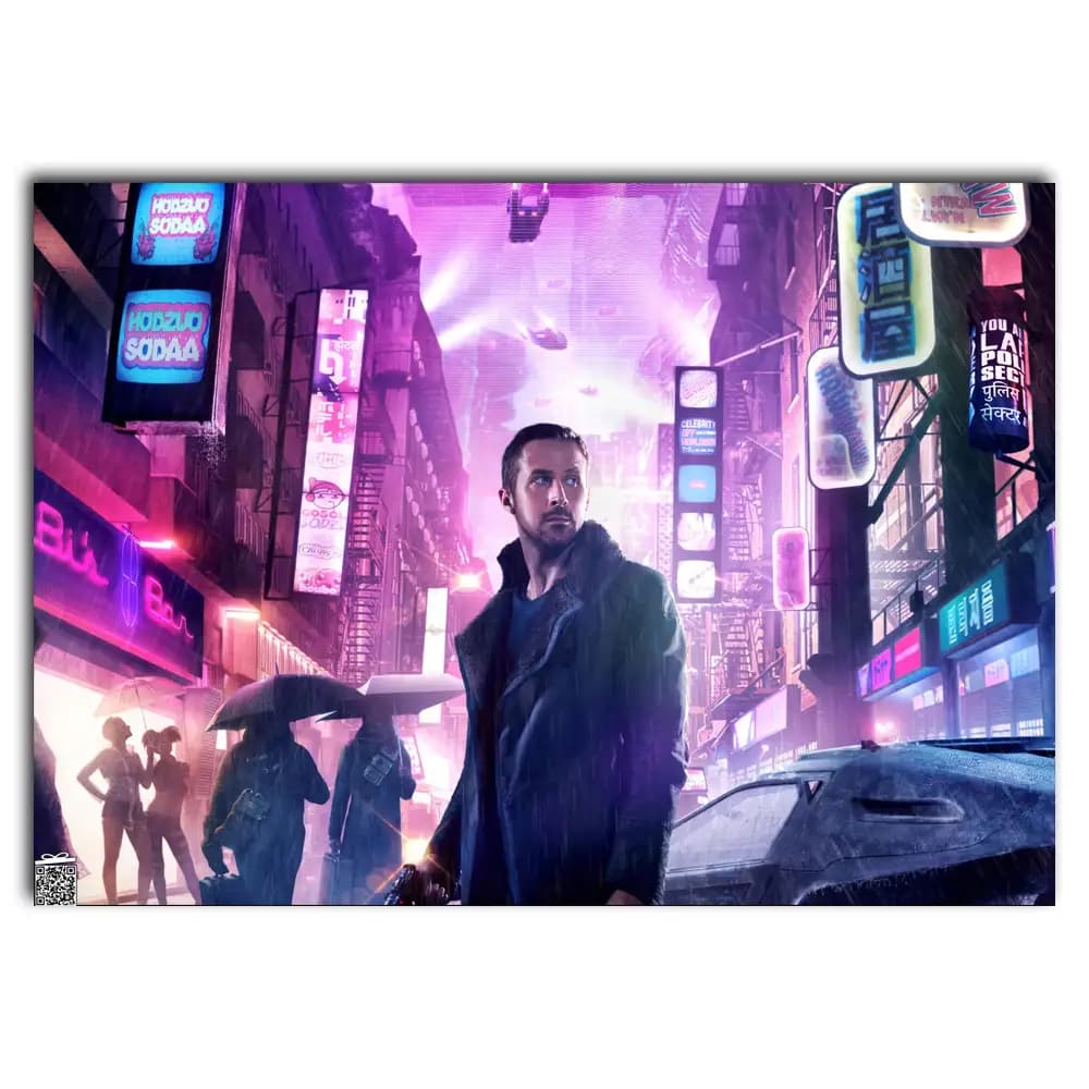 متال پوستر فیلم Blade Runner کد M004