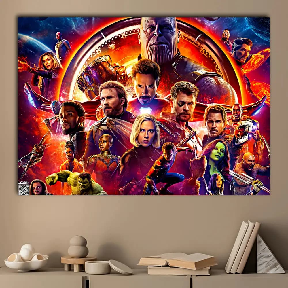 متال پوستر فیلم Avengers کد M002 — تصویر ۳
