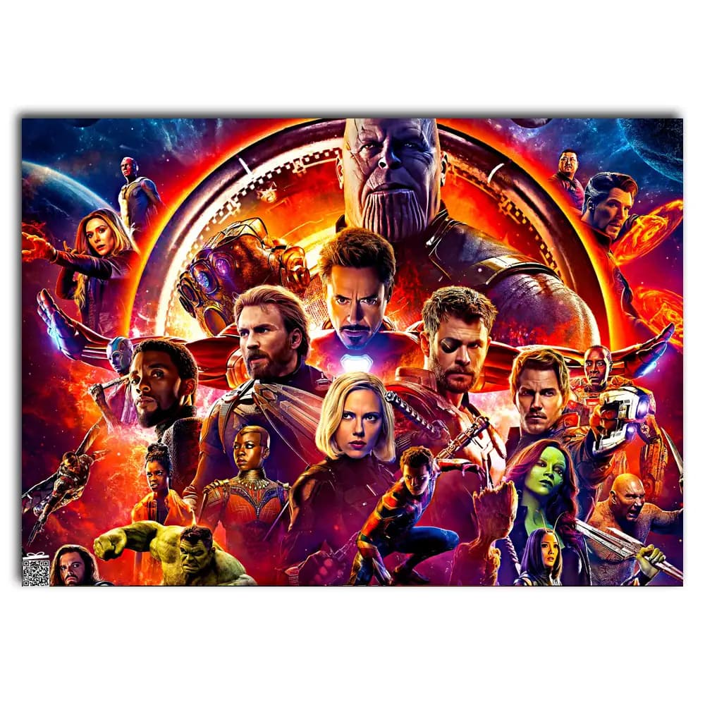 متال پوستر فیلم Avengers کد M002 — تصویر ۲