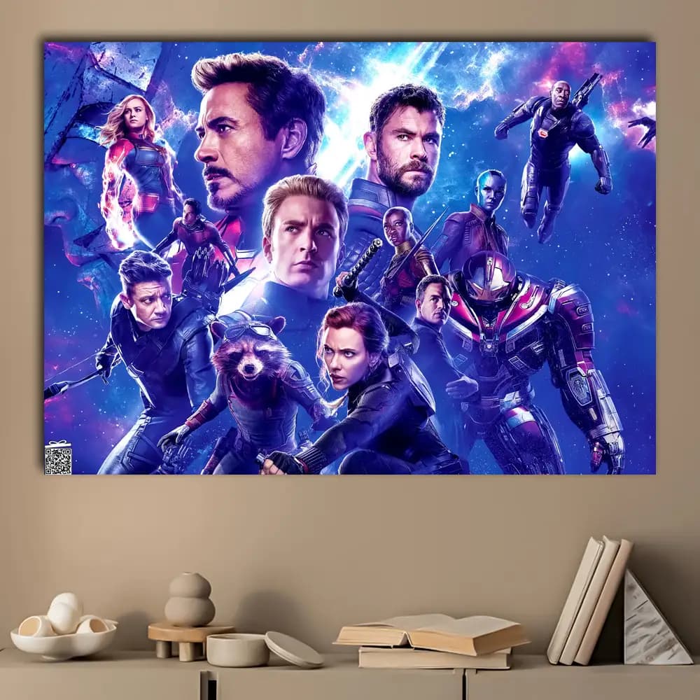 متال پوستر فیلم Avengers کد M001 — تصویر ۳