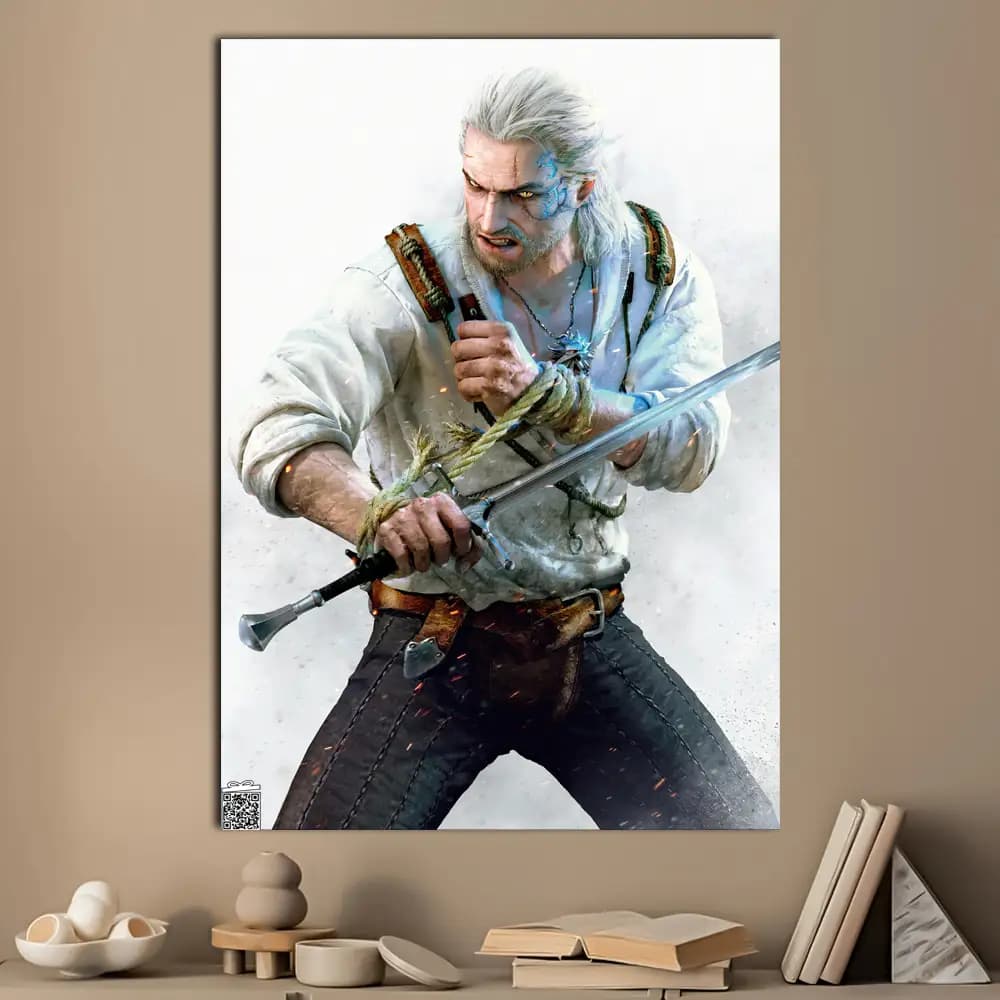 متال پوستر بازی The Witcher کد G034 — تصویر ۳