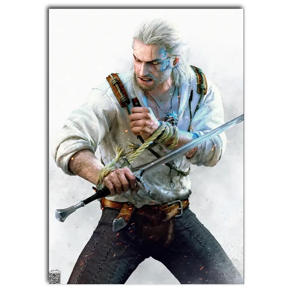 متال پوستر بازی The Witcher کد G034