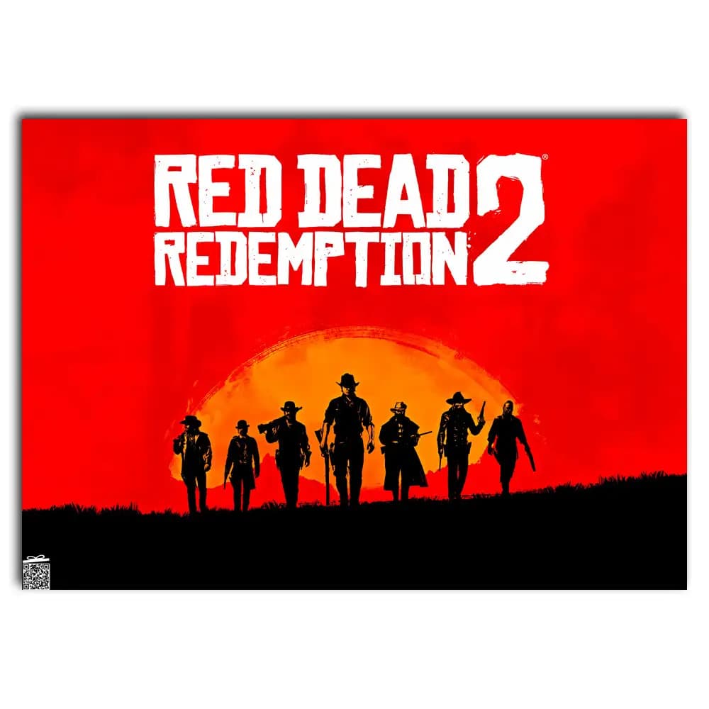 متال پوستر بازی Red Dead Redemption کد G030