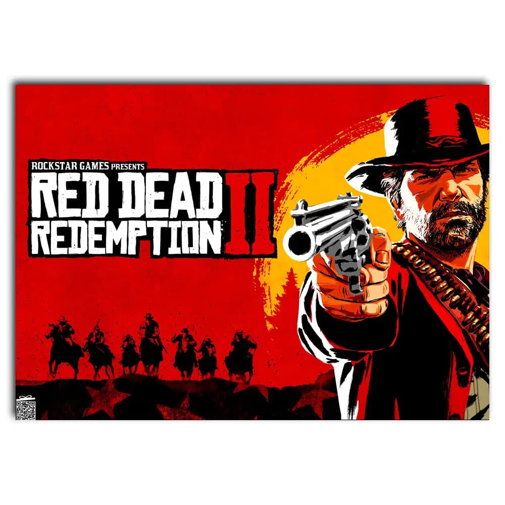 متال پوستر بازی Red Dead Redemption کد G027