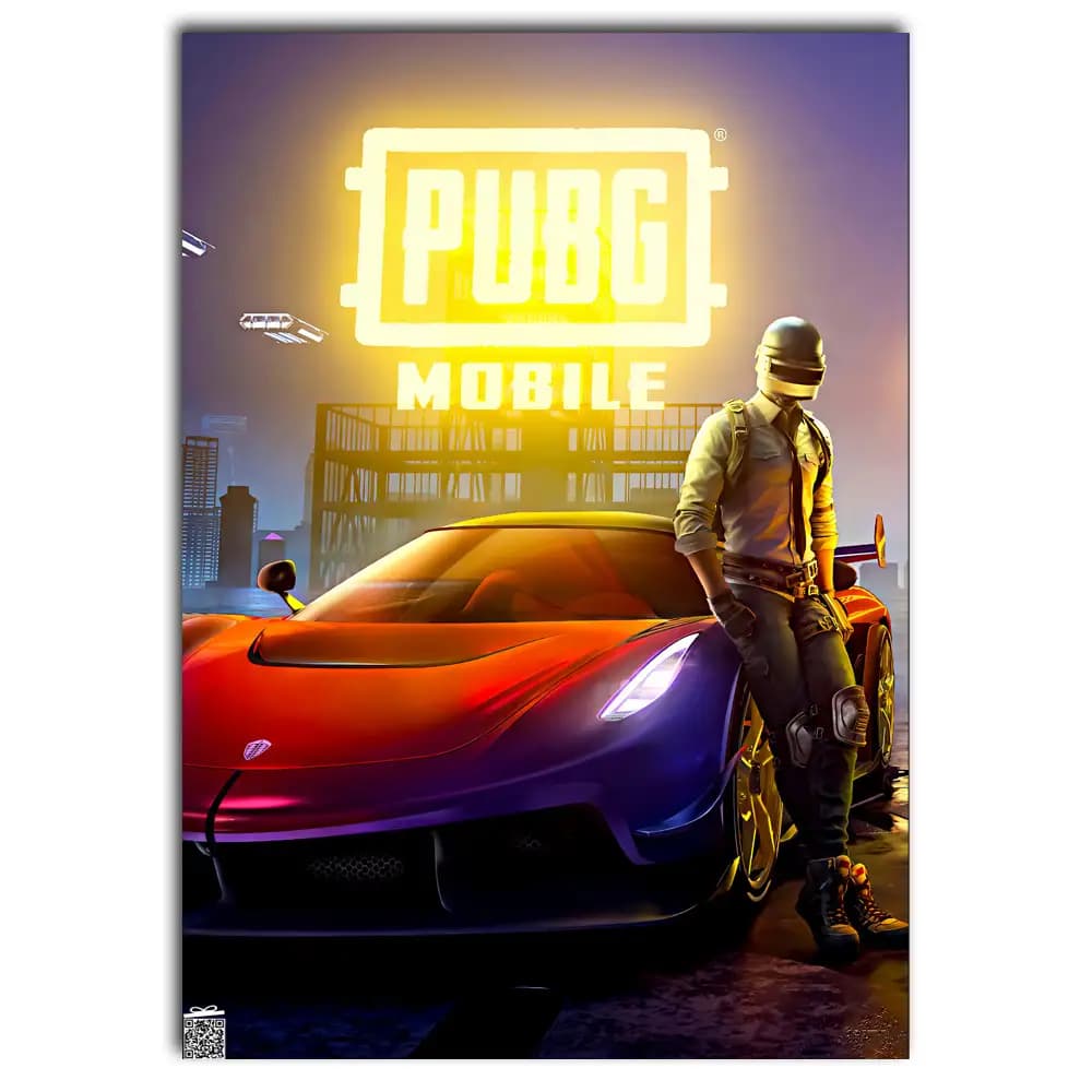 متال پوستر بازی PUBG کد G026