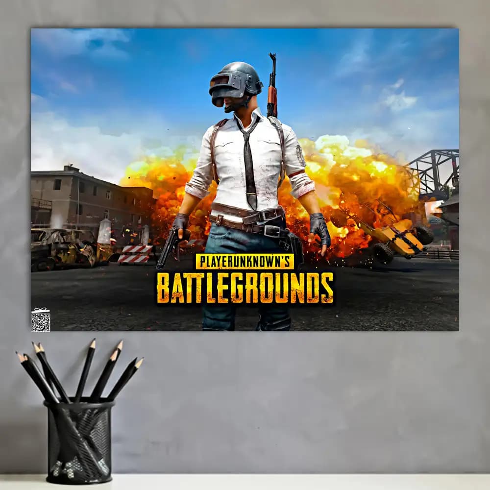 متال پوستر بازی PUBG کد G025 — تصویر ۴