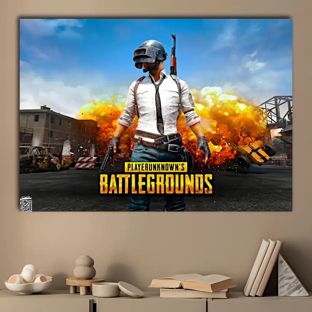 متال پوستر بازی PUBG کد G025 — تصویر ۳