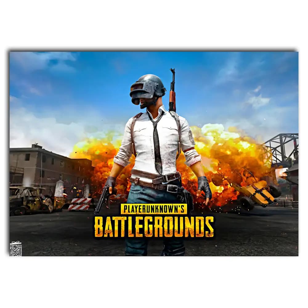 متال پوستر بازی PUBG کد G025