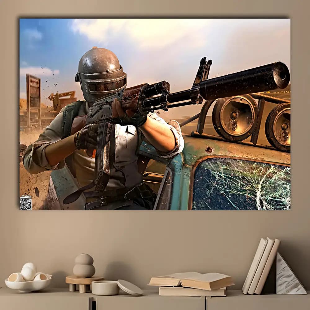 متال پوستر بازی PUBG کد G024 — تصویر ۳